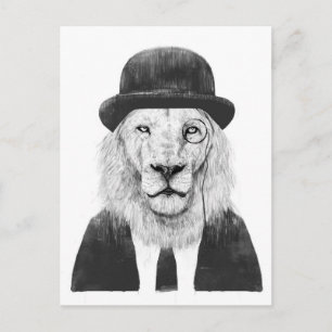 Sir lion postcard