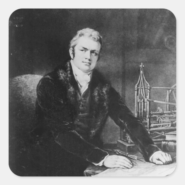 Sir Marc Isambard Brunel  1812-13 Square Sticker (Front)