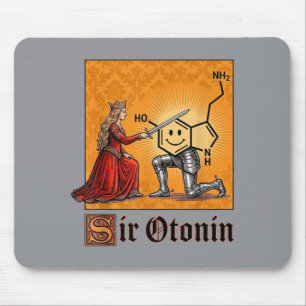 Sir Otonin Funny Science Back To School For Men Mouse Mat