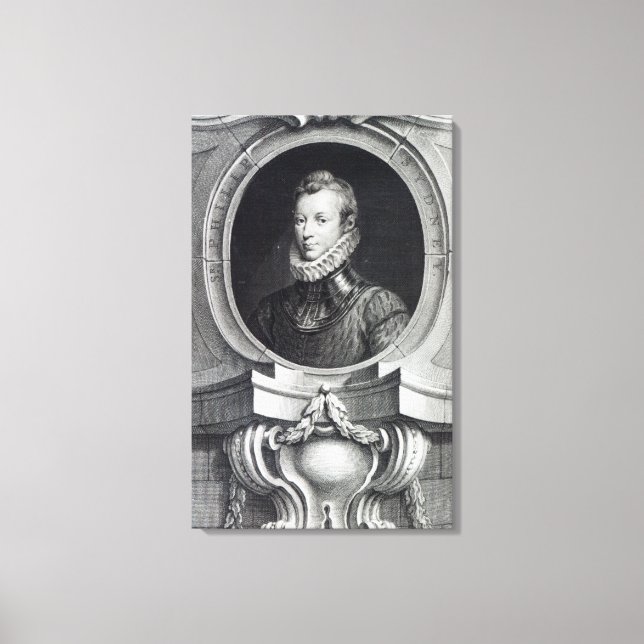 Sir Philip Sidney Canvas Print (Front)