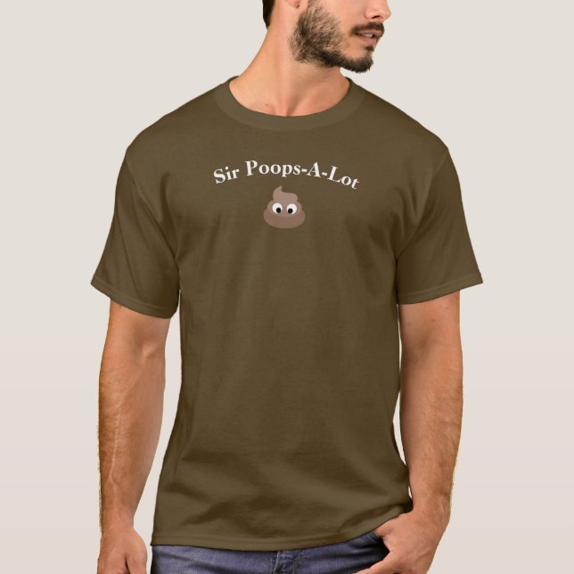 Sir Poops-A-Lot T-shirt (Front)