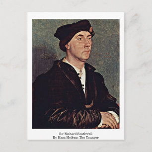Sir Richard Southwell By Hans Holbein The Younger Postcard