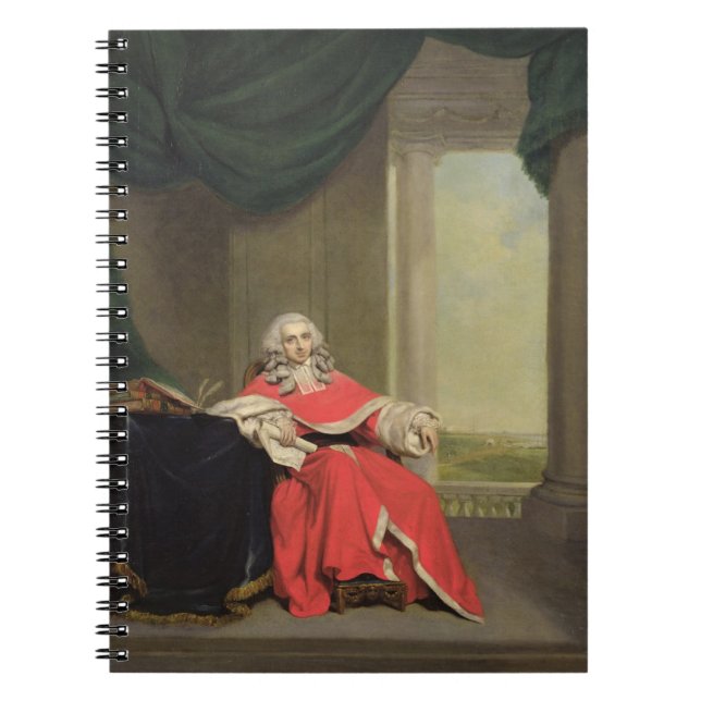 Sir Robert Chambers, c.1789 (oil on canvas) Notebook (Front)