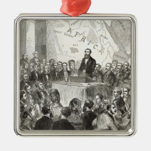 Sir Samuel Baker Metal Tree Decoration