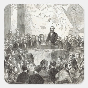 Sir Samuel Baker Square Sticker