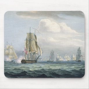 Sir Sidney Smith's (1764-1840) Squadron engaging a Mouse Mat