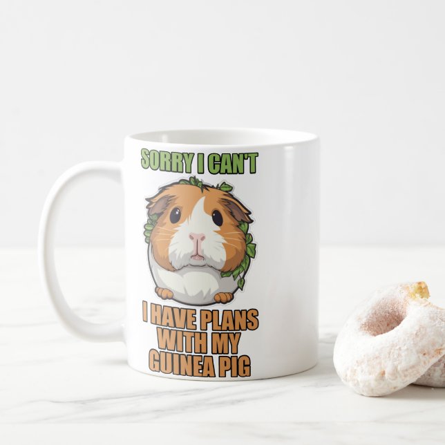 Sir Squeaks-a-Lot, Esquire Coffee Mug (With Donut)
