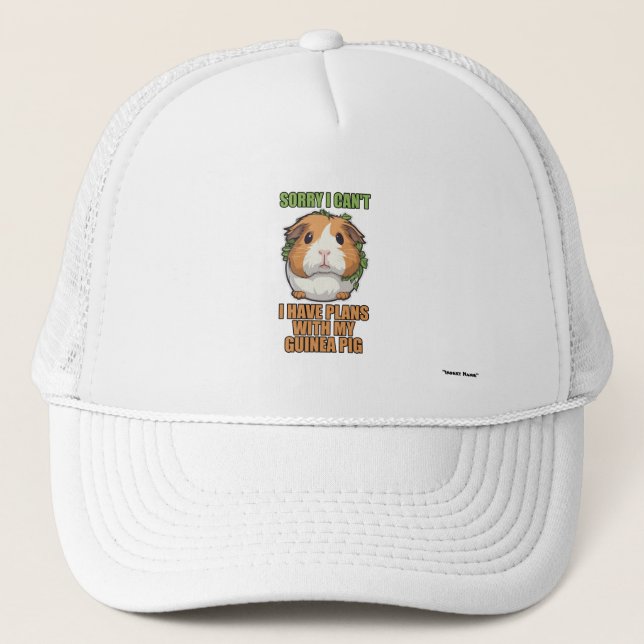 Sir Squeaks-a-Lot, Esquire Trucker Hat (Front)