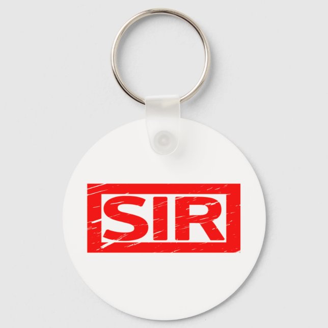 Sir Stamp Key Ring (Front)