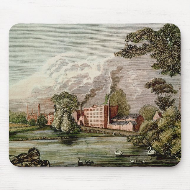 Sir Thomas Lombe's Silk Mill, Derby Mouse Mat (Front)