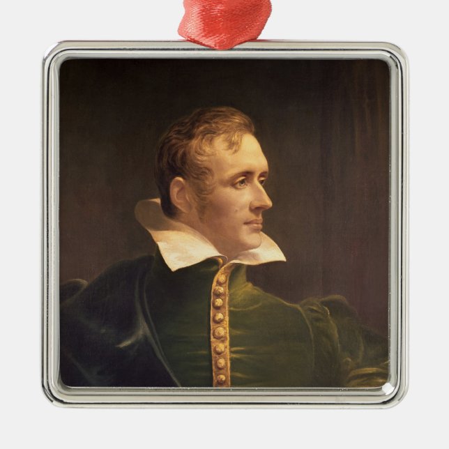 Sir Thomas Stamford Raffles Metal Tree Decoration (Front)