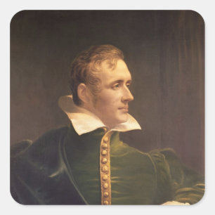 Sir Thomas Stamford Raffles Square Sticker