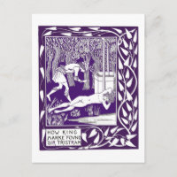 Sir Tristram by Aubrey Beardsley Illustration