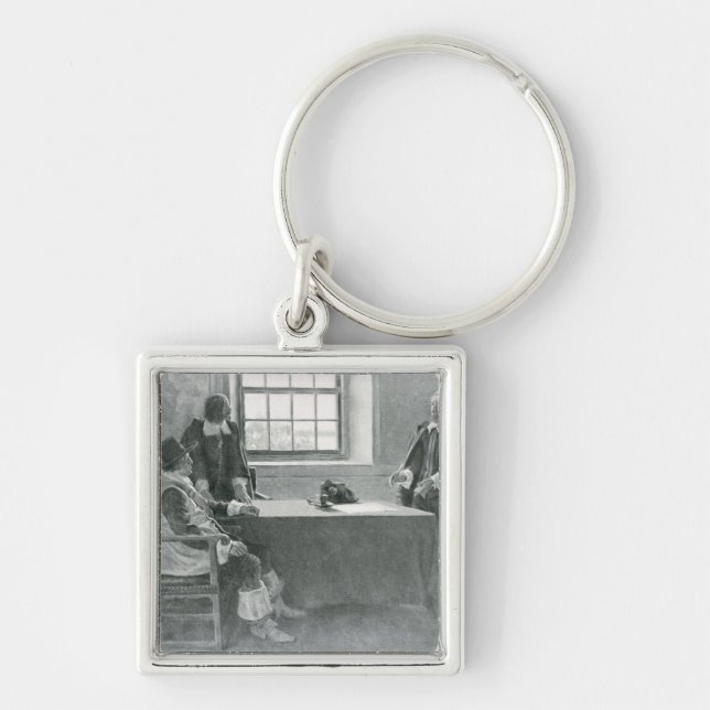 Sir William Berkeley Surrendering Key Ring (Front)