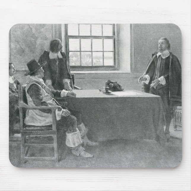 Sir William Berkeley Surrendering Mouse Mat (Front)