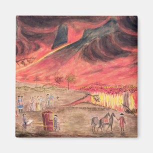 Sir William Hamilton  Studying the Eruption Magnet