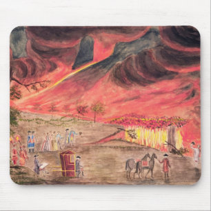 Sir William Hamilton Studying the Eruption Mouse Mat