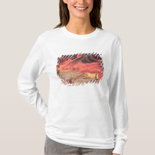Sir William Hamilton Studying the Eruption T-Shirt