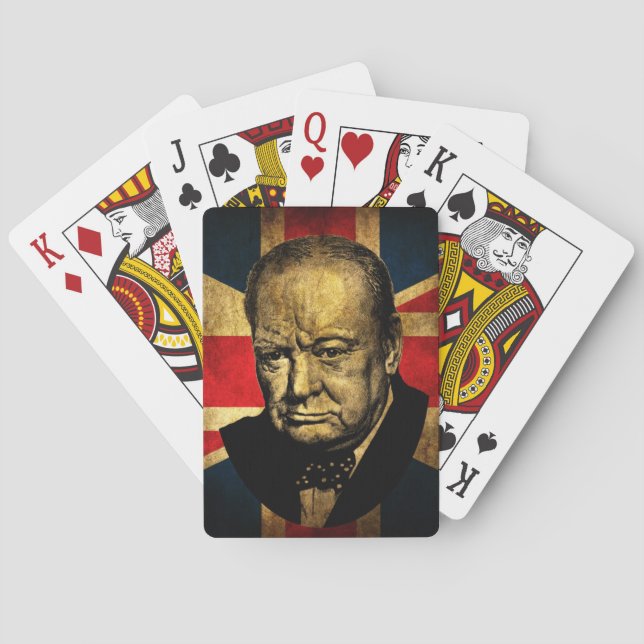 Sir Winston Churchill Playing Cards (Back)