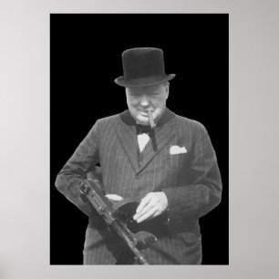 Sir Winston Churchill Poster