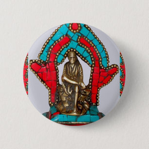 SIRDI SAI BABA - Saibaba 6 Cm Round Badge