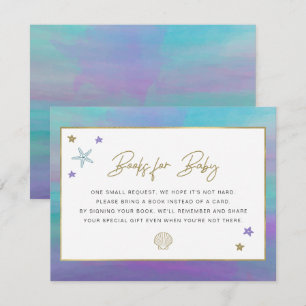 SIREN Mermaid Tropical Beach Books For Baby Card