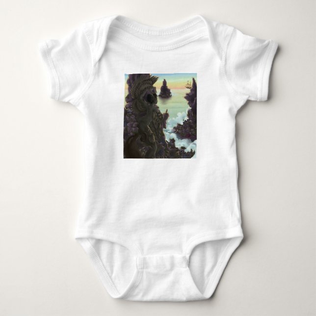 Siren Stones Baby Bodysuit (Front)