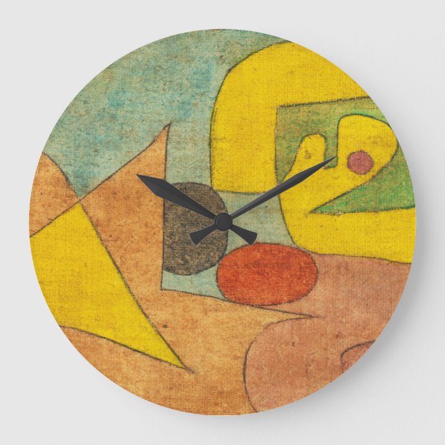 Sirens Eggs, 1939 by Paul Klee Large Clock (Front)