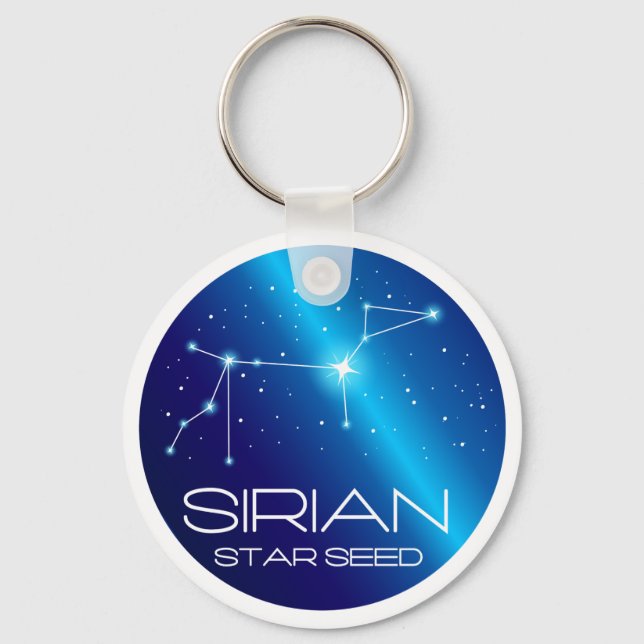 Sirian Starseed Key Ring (Front)