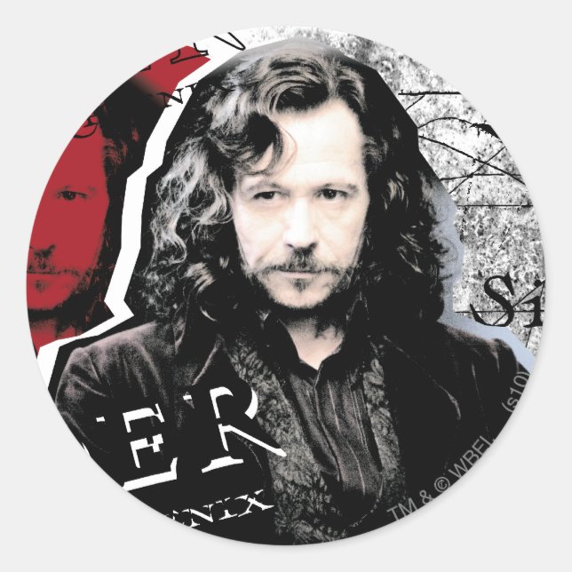 Sirius Black Classic Round Sticker (Front)