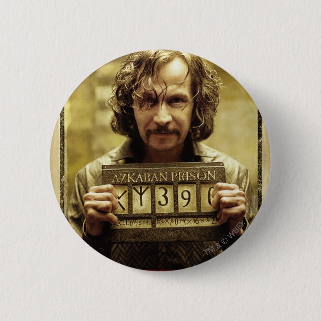 Sirius Black Wanted Poster 6 Cm Round Badge (Front)