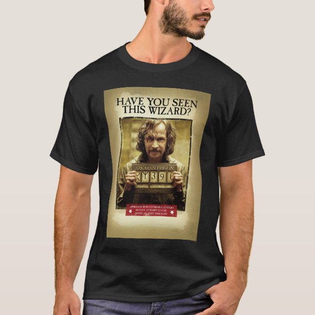 Sirius Black Wanted Poster T-Shirt (Front)