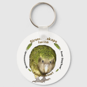 Sirocco Kakapo Fan Club Key Ring