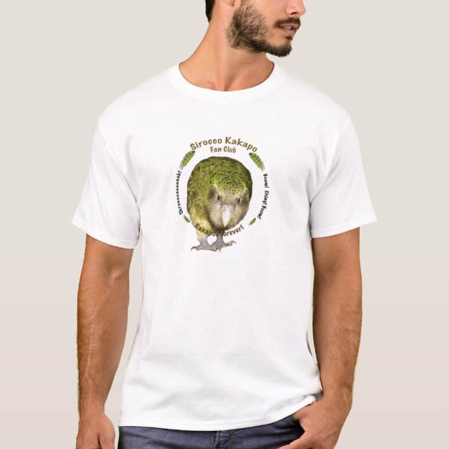 Sirocco Kakapo Fan Club T-Shirt (Front)