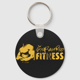 SirRahPro Fitness Black / Gold Keychain