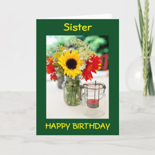 SIS, BEST FRIEND, CONFIDANTE/LOVE ON BIRTHDAY CARD