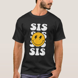 Sis One Happy Dude Birthday Theme Family Matching T-Shirt