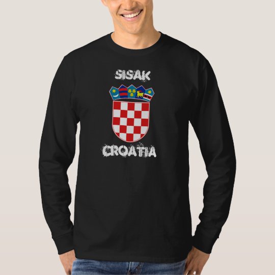 Sisak, Croatia with coat of arms T-Shirt