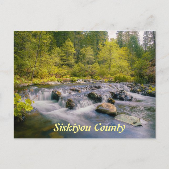 Siskiyou County Postcard (Front)