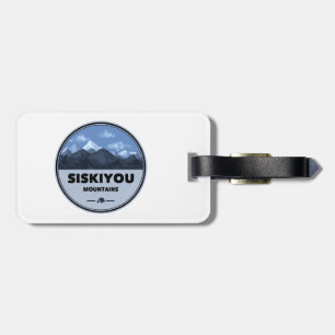 Siskiyou Mountains California Camping Luggage Tag