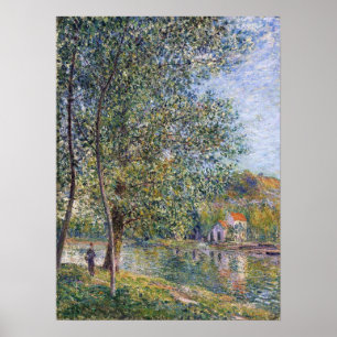 Sisley - Morning On The Loign 1879 Poster