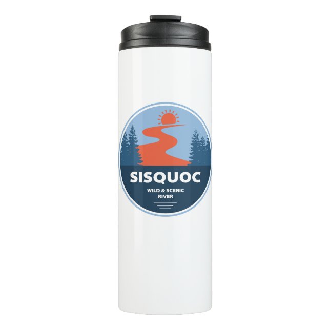 Sisquoc Wild And Scenic River California Thermal Tumbler (Front)