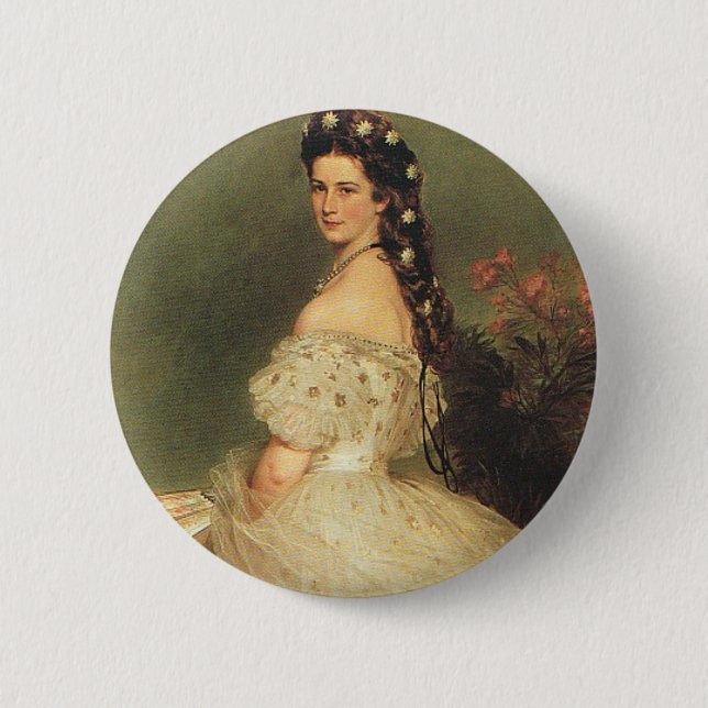 Sissi 6 Cm Round Badge (Front)