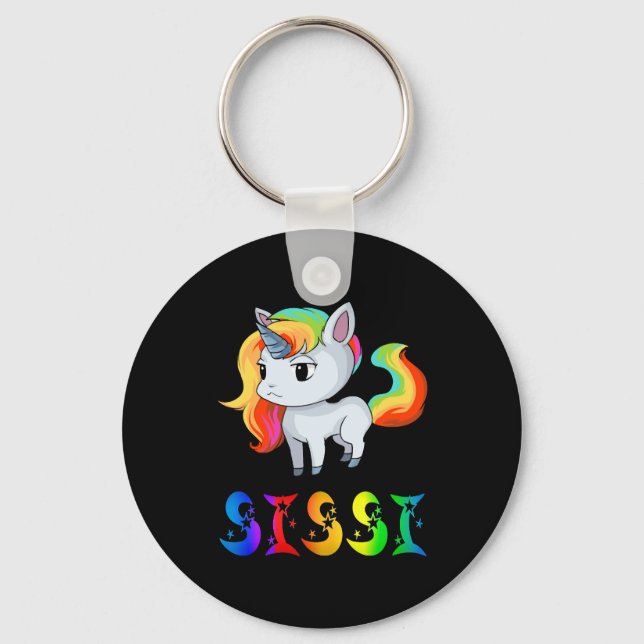 Sissi Unicorn Key Ring (Front)