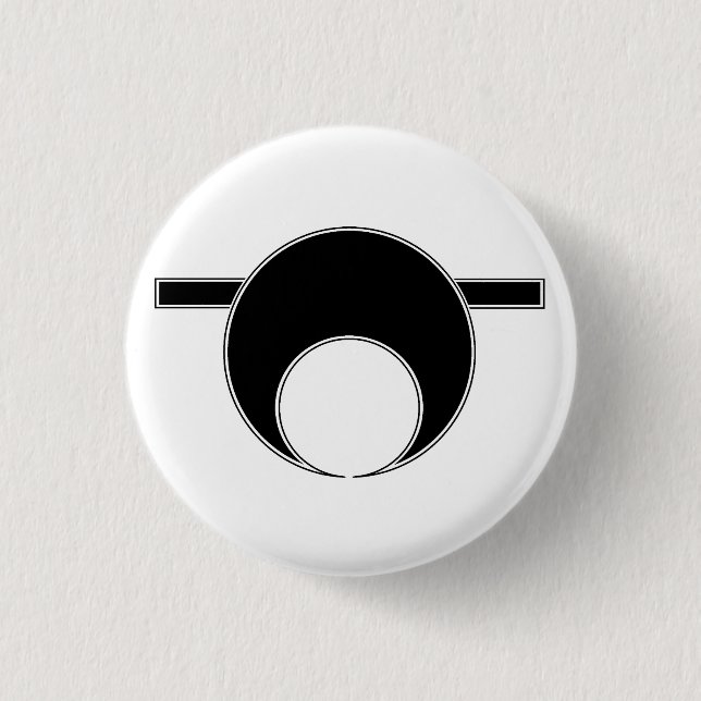 Sissies White October 3 Cm Round Badge (Front)