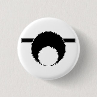 Sissies White October 3 Cm Round Badge