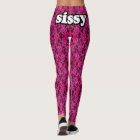 Sissy Leggings Dark Pink