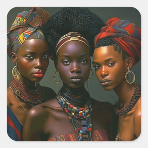 'Sistas' Generative Art Stickers