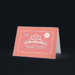 Sister 20th Birthday with Crown and Gold Look Dots Card<br><div class="desc">It so happens that the sweetest sister in the world will soon be celebrating her 20th birthday. Surprise her with this card that is filled with gold looking dots and a crown on the front. Make her special day happy as you send this one.</div>