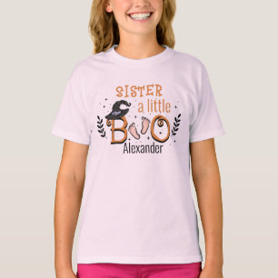 sister a little boo is almost due Halloween T-Shirt